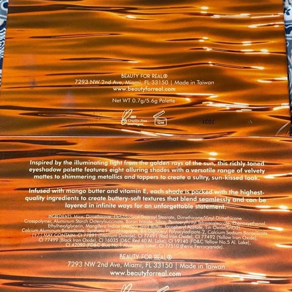 New Golden Hour beauty for real Mango Butter eyeshadow Palette - Picture 4 of 6